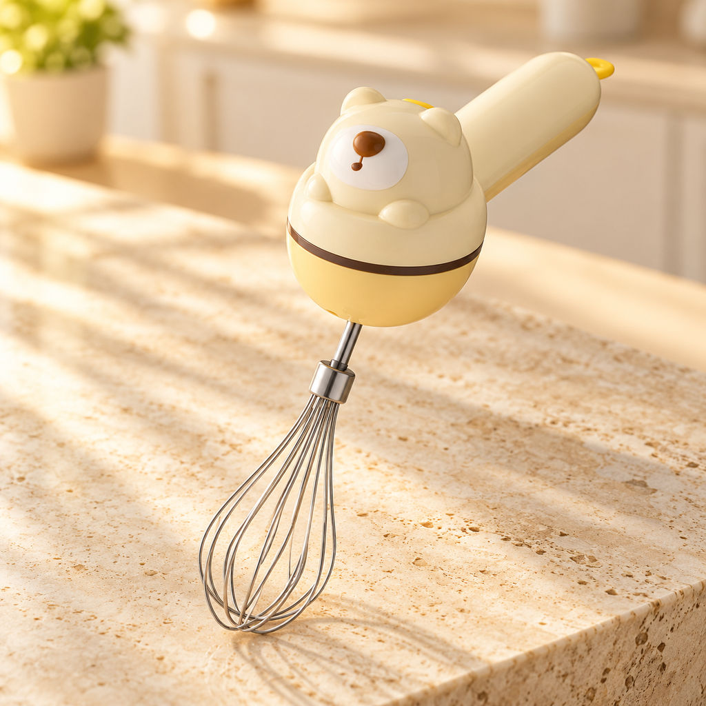 Wireless Electric Hand Mixer, 304 Stainless Steel Egg Beater
