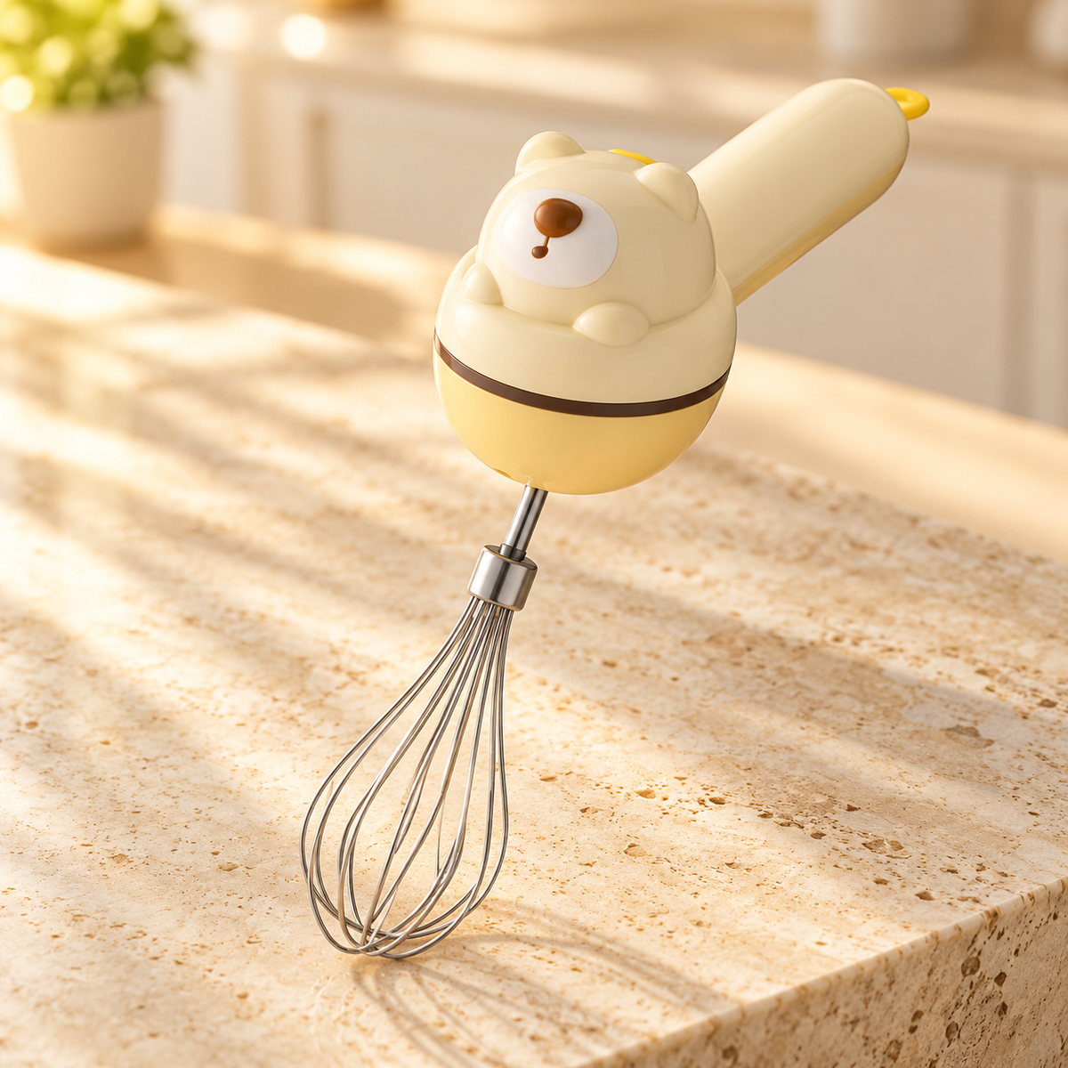 Wireless Electric Hand Mixer, 304 Stainless Steel Egg Beater