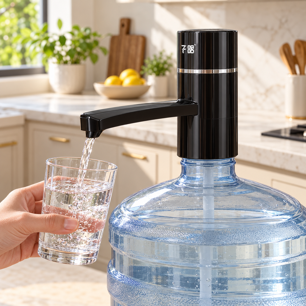 My Home-Water Bottle Pump Portable Drinkware Dispenser Wireless