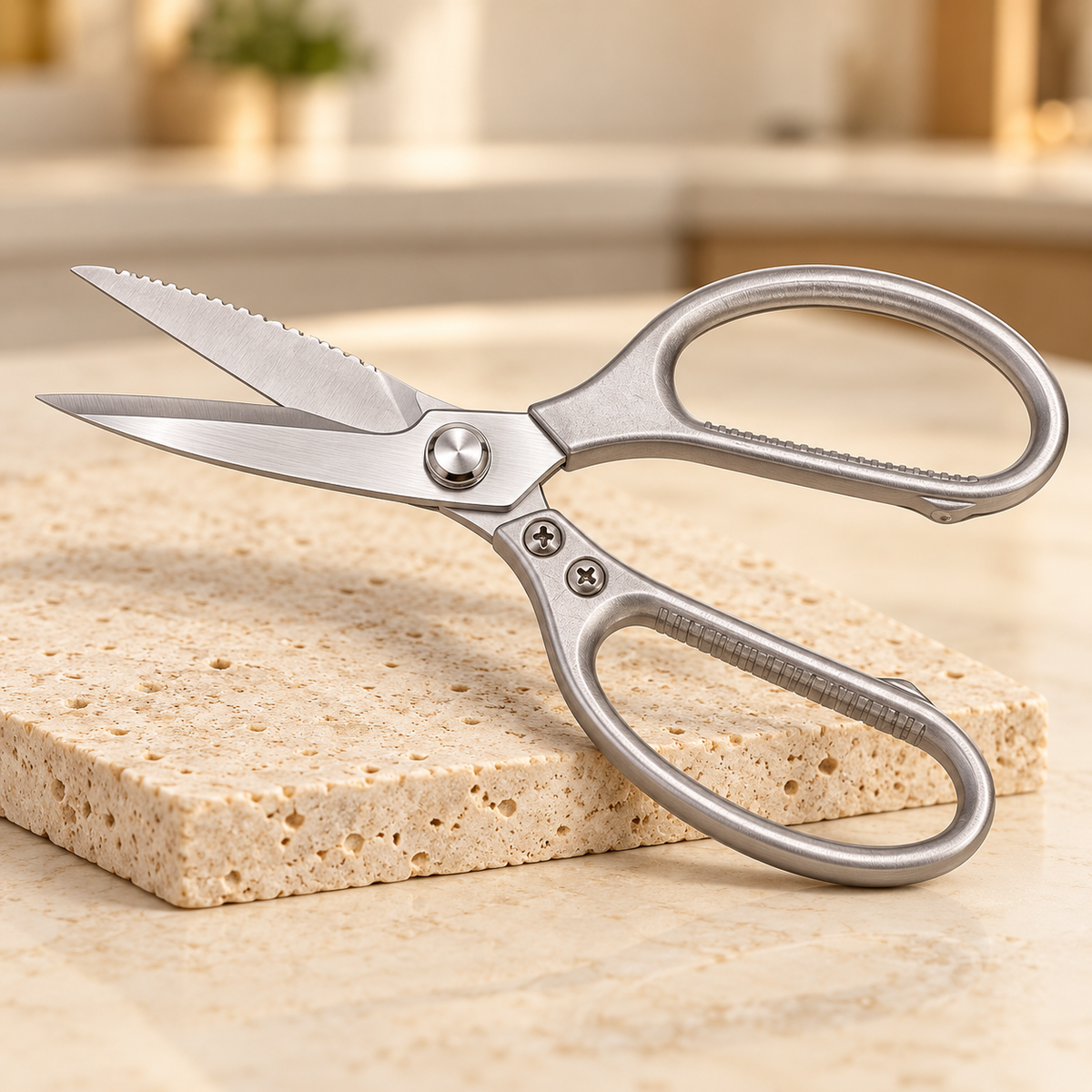 Kitchen Poultry Shears Butcher Meat Cleaver Stainless Steel Kitchen Scissor