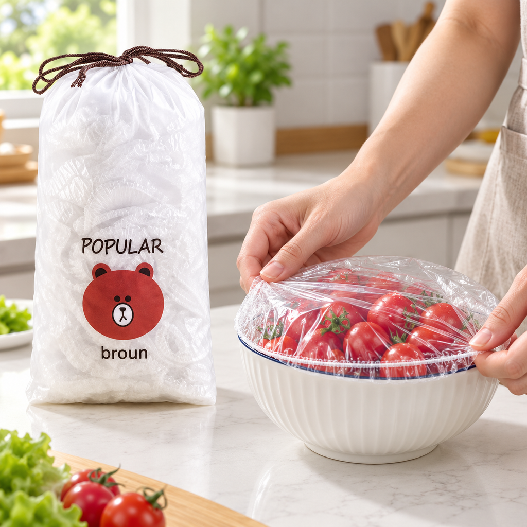 Disposable cling film cover, PE food-grade special leftover food
