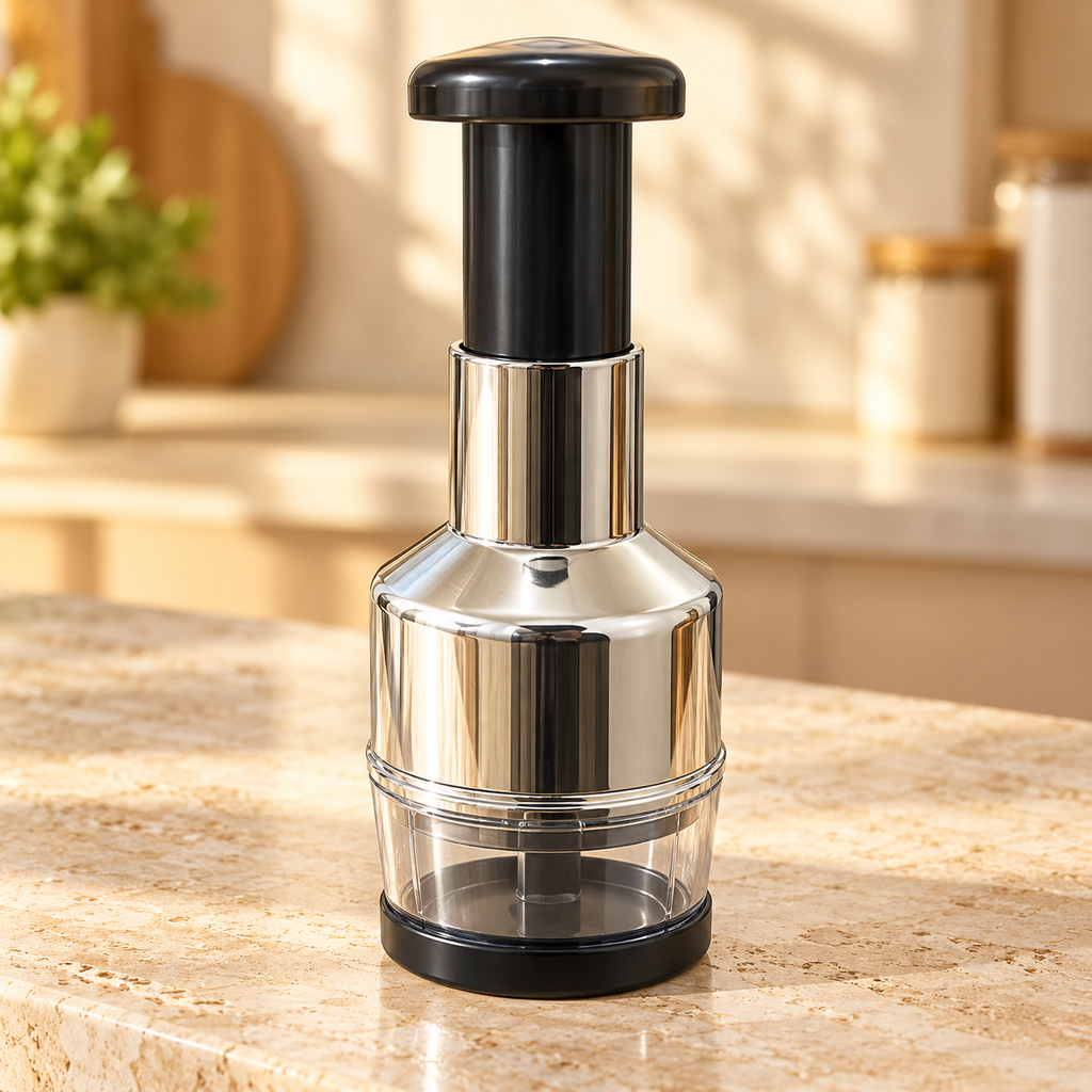 Kitchen Manual Tools Vertical Hand Press Garlic Cutter Chopper