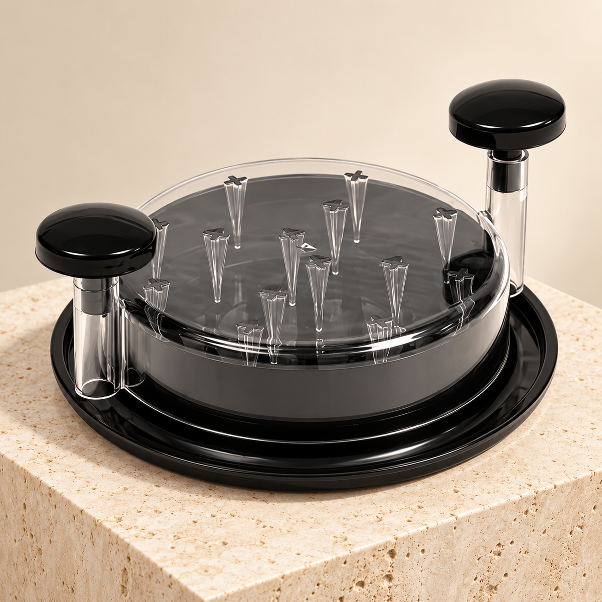 Large Chicken Breast Shredder Tool Visible Lid Meat Grinder