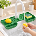 Silicone Sink Faucet Splash Catcher Kitchen Countertop Drying Pad