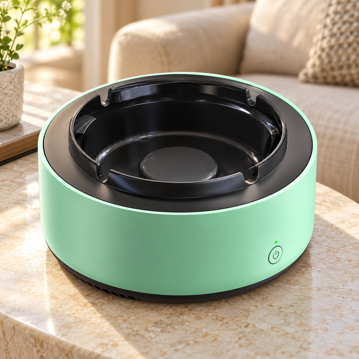 New Portable Smokeless Ashtray Air Purifier Multi Filtration