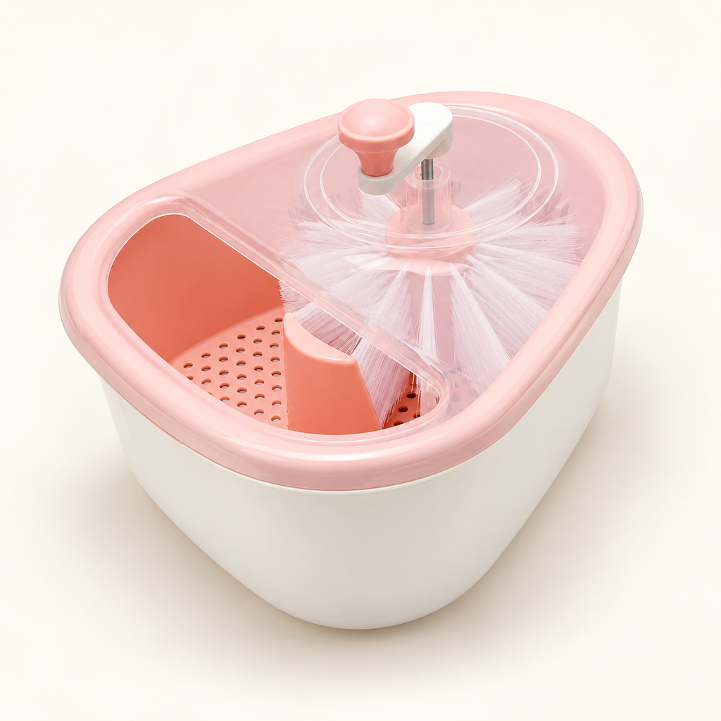 Fruit Cleaner Spinner Large Vegetable Scrubber Manual Salad