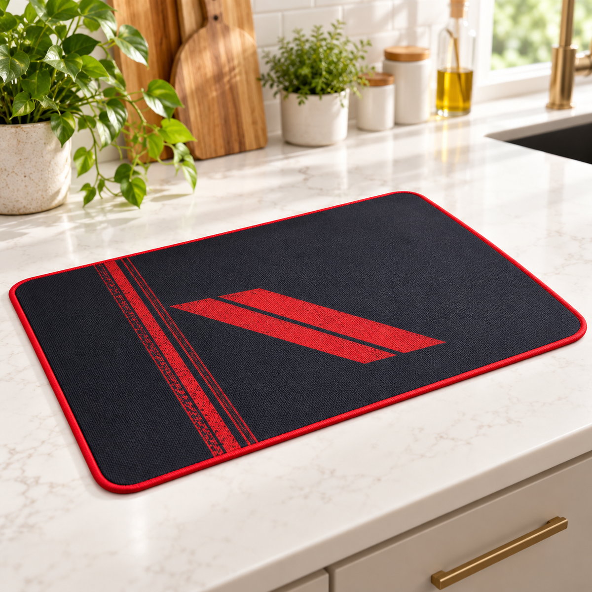 Super Absorbent Kitchen Tableware Impermeable Drainage Mat