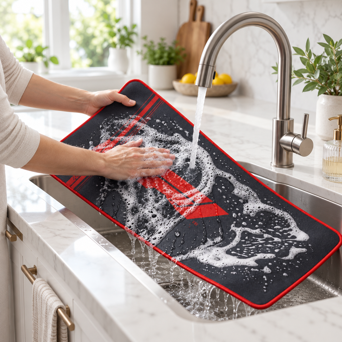 Super Absorbent Kitchen Tableware Impermeable Drainage Mat