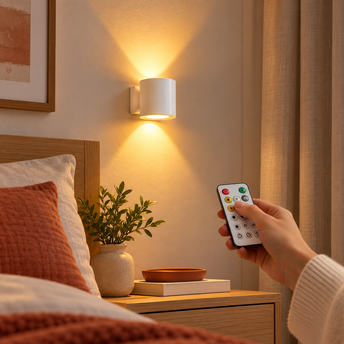 Tuya WIFI Smart Wall Light Dimmable RGB+WW+CW Led Wall