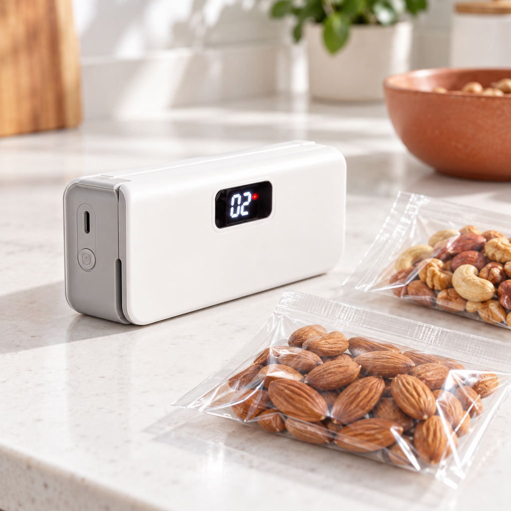 Mini Heat Sealer Plastic Bag Heat Sealing Machine Rechargable