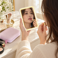 Folding LED Makeup Mirror With Fill Light Portable Touch Control